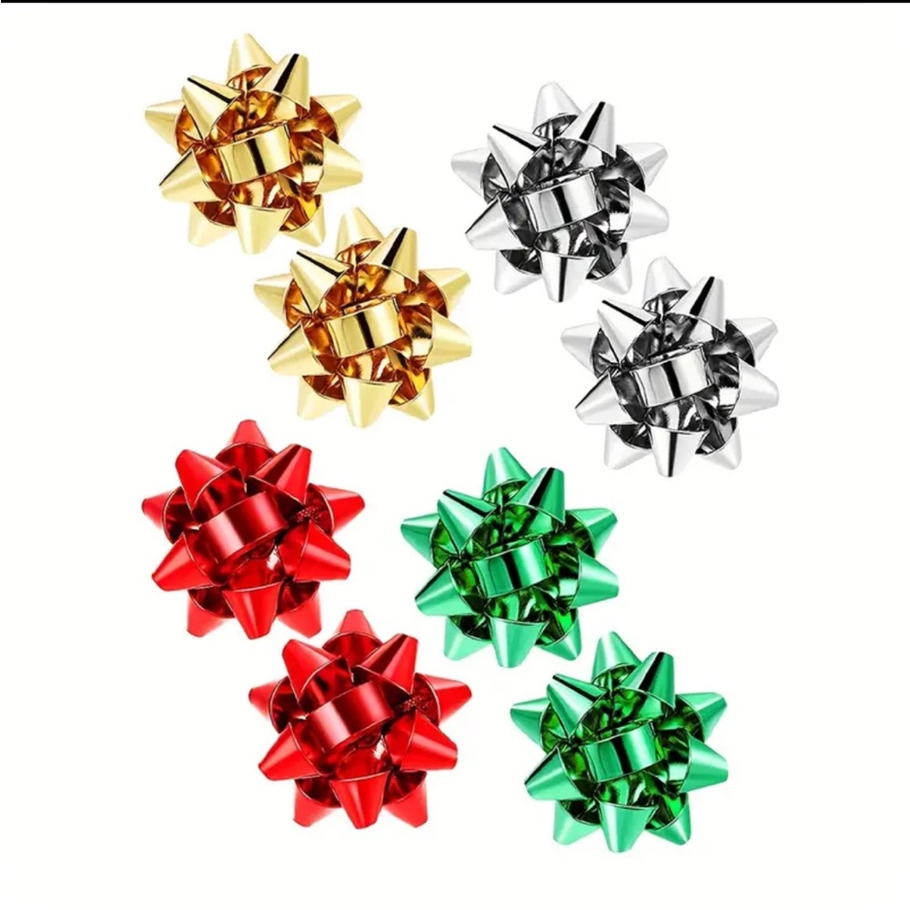 Gift Bow Christmas Holiday Earrings